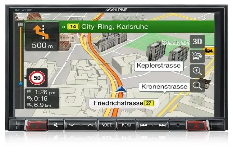 Themenbild Navigationssysteme - Alpine Navigationssystem