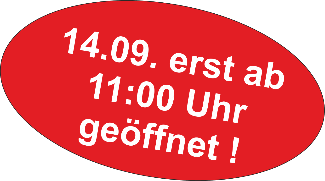 Betriebsferien 14.08. bis 08.09. 2026
